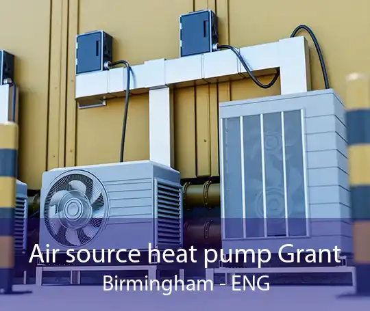 Air source heat pump Grant Birmingham - ENG