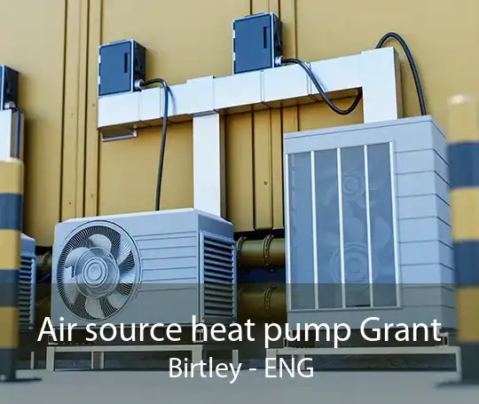 Air source heat pump Grant Birtley - ENG