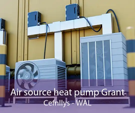 Air source heat pump Grant Cefnllys - WAL