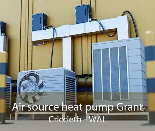 Air source heat pump Grant Criccieth - WAL