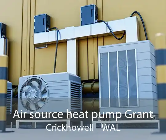 Air source heat pump Grant Crickhowell - WAL