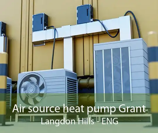 Air source heat pump Grant Langdon Hills - ENG