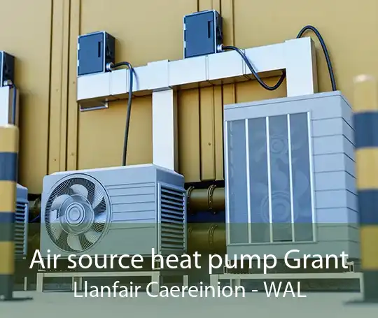 Air source heat pump Grant Llanfair Caereinion - WAL