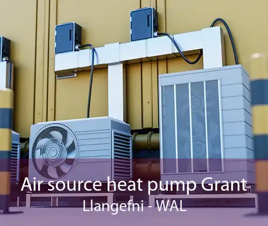 Air source heat pump Grant Llangefni - WAL