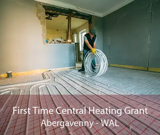 First Time Central Heating Grant Abergavenny - WAL