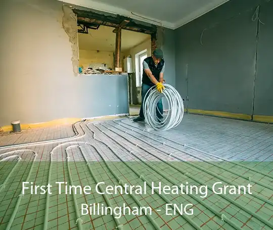 First Time Central Heating Grant Billingham - ENG