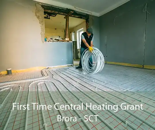 First Time Central Heating Grant Brora - SCT
