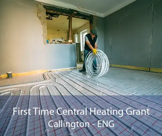 First Time Central Heating Grant Callington - ENG