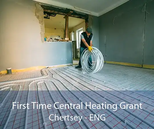 First Time Central Heating Grant Chertsey - ENG