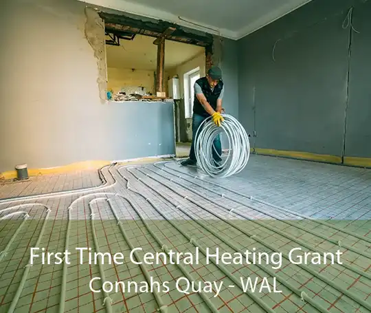 First Time Central Heating Grant Connahs Quay - WAL