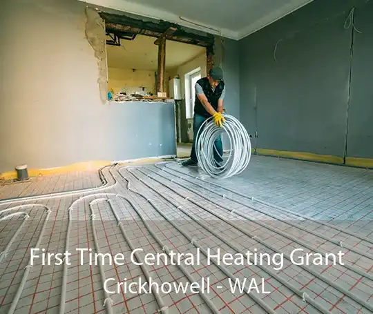 First Time Central Heating Grant Crickhowell - WAL