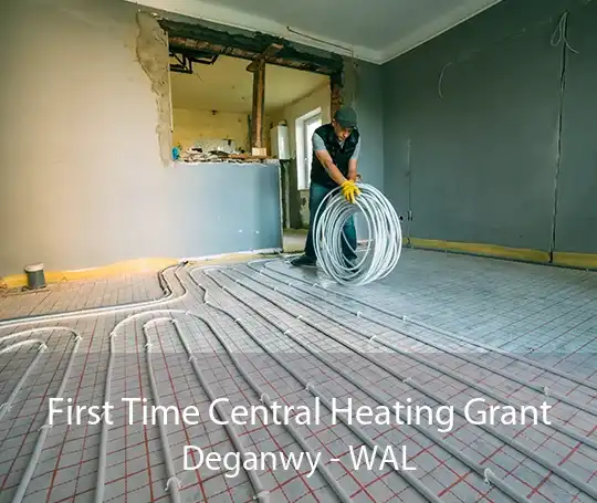 First Time Central Heating Grant Deganwy - WAL