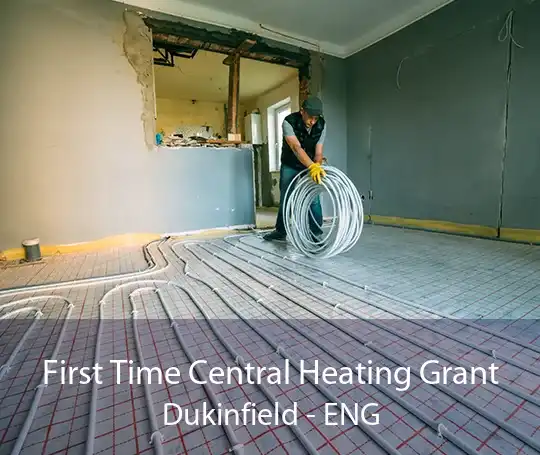 First Time Central Heating Grant Dukinfield - ENG