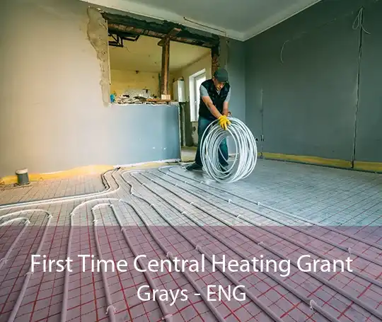 First Time Central Heating Grant Grays - ENG
