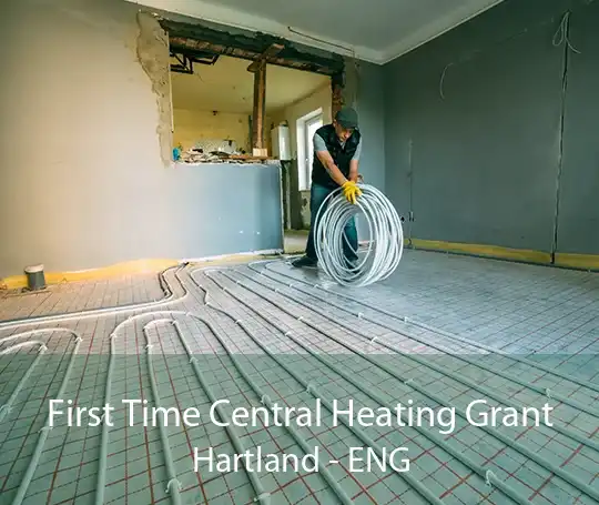 First Time Central Heating Grant Hartland - ENG