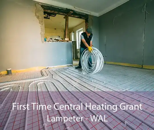 First Time Central Heating Grant Lampeter - WAL