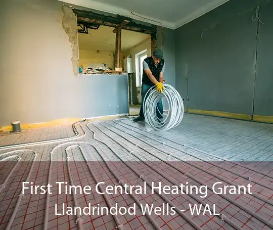 First Time Central Heating Grant Llandrindod Wells - WAL