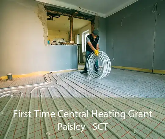 First Time Central Heating Grant Paisley - SCT