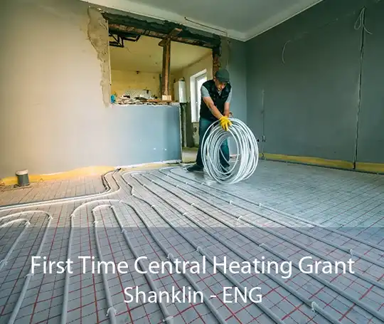First Time Central Heating Grant Shanklin - ENG