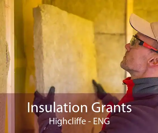 Insulation Grants Highcliffe - ENG