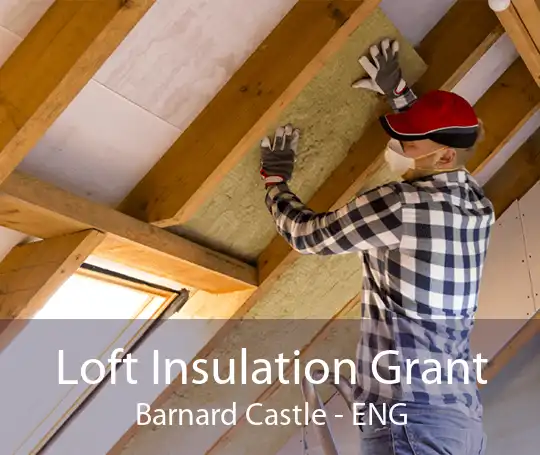 Loft Insulation Grant Barnard Castle - ENG