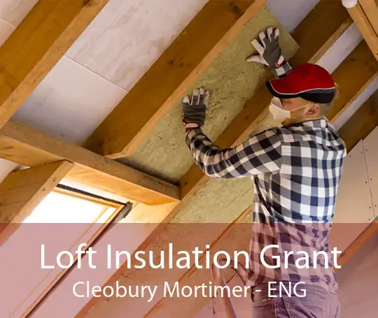 Loft Insulation Grant Cleobury Mortimer - ENG