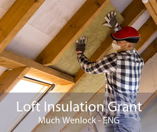 Loft Insulation Grant Much Wenlock - ENG