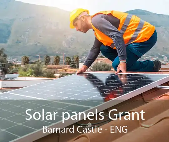 Solar panels Grant Barnard Castle - ENG