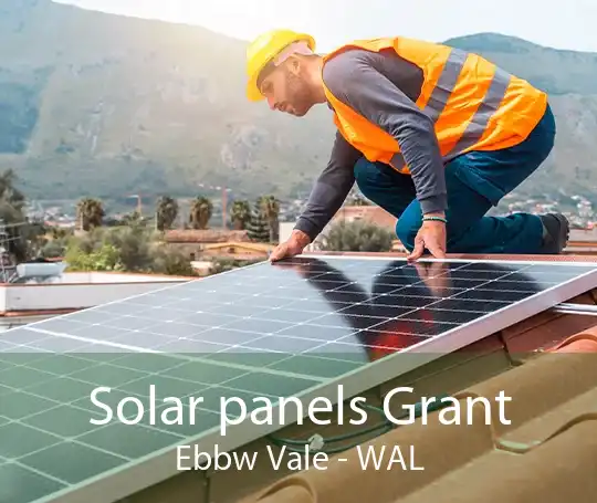 Solar panels Grant Ebbw Vale - WAL