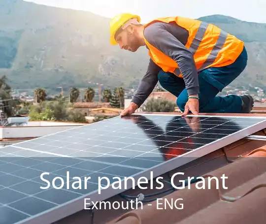 Solar panels Grant Exmouth - ENG