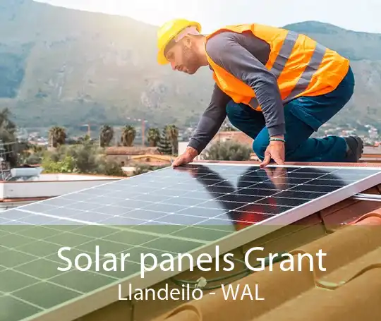 Solar panels Grant Llandeilo - WAL