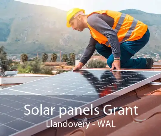 Solar panels Grant Llandovery - WAL