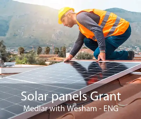 Solar panels Grant Medlar with Wesham - ENG