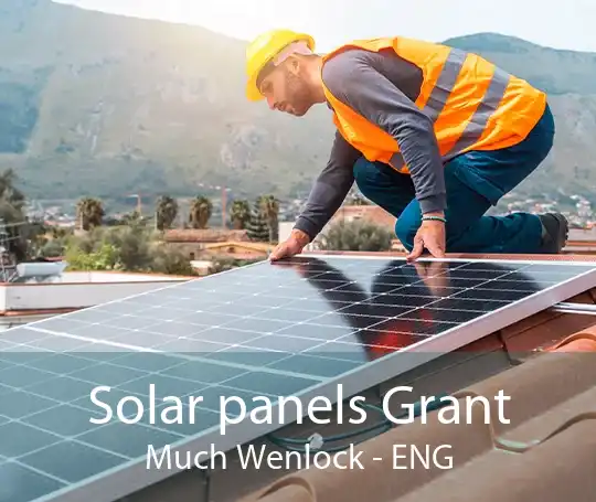 Solar panels Grant Much Wenlock - ENG