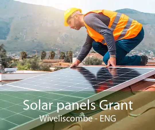 Solar panels Grant Wiveliscombe - ENG